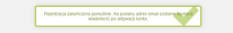 Po wprowadzeniu poprawnie wszystkich danych należy ponownie nacisnąć przycisk Zarejestruj się.