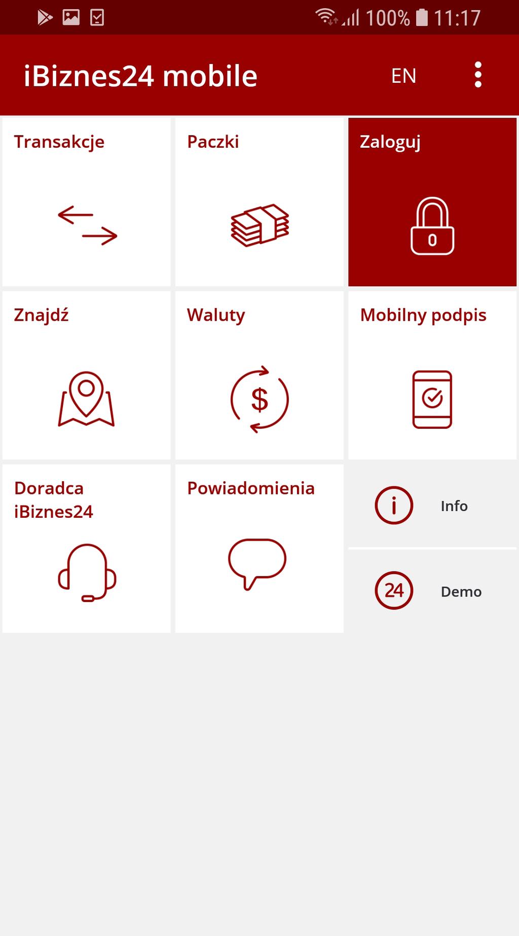 aplikację ibiznes24 mobile ze sklepu z aplikacjami