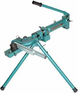 249 GIĘTARKA DO RUR ręczno-hydrauliczna T Do rur do Ø 54 mm, gięcie do 90 T Do rur miedzianych EN 1057, rur precyzyjnych EN 10305-3 (DIN 2394), rur hydrailicznych EN 10305-1 (DIN 2391), rur zwykłych