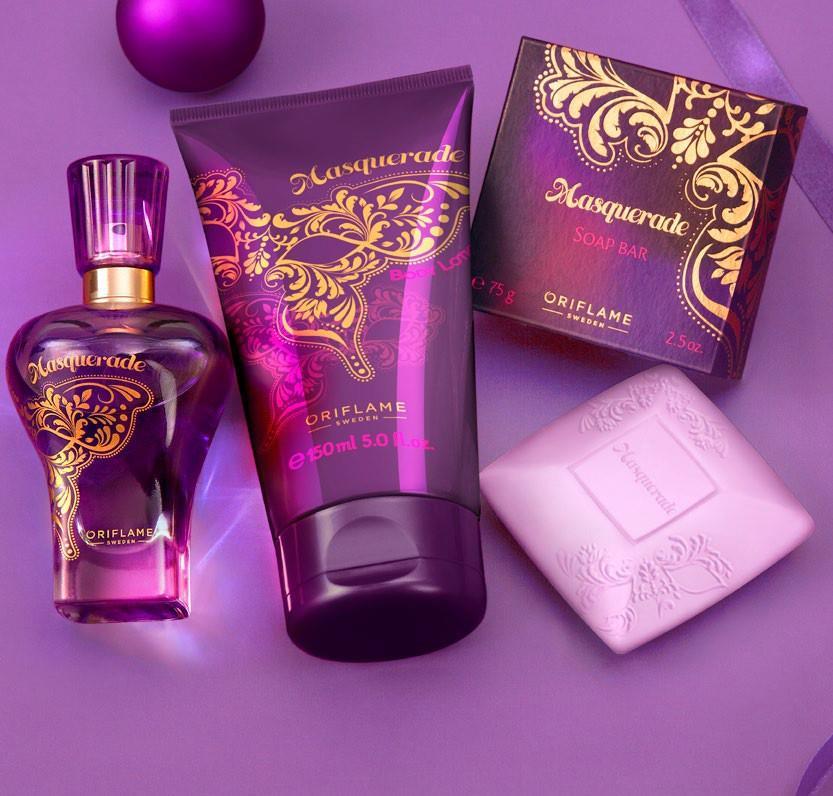 NOWOŚĆ! Woda toaletowa Masquerade 50 ml. 30863 Balsam do ciała Masquerade 150 ml.