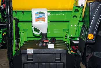easyflow zainstalowany w pokrywie rozwadniacza System szybkozłącza i czyszczenia easyflow dla małych pojemników firmy Agrotop jest zainstalowany bezpośrednio w pokrywie rozwadniacza.