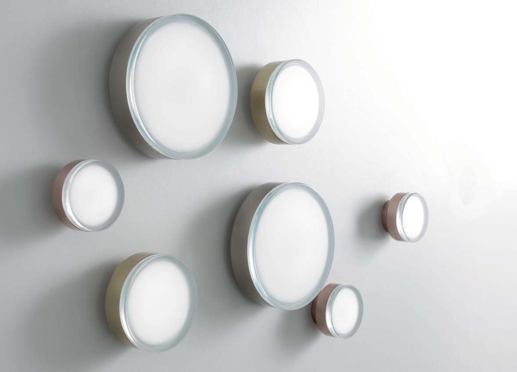 POIS 70 - POIS 100 - POIS 150 Oryginalna powierzchnia szklana Original glass surface projekt Alberto Saggia & Valerio Sommella Proste wzornictwo Zredukowany rozmiar Dostępna w siedmiu