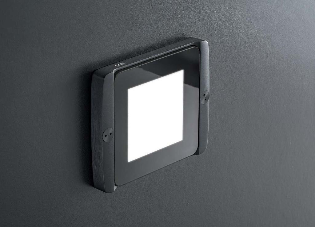 LOLED Qd IP67 Ewolucja oprawy schodowej Step light evolution 24 V DC 3 W Rozproszona emisja światła Eleganckie wzornictwo Płaska, bez puszki montażowej