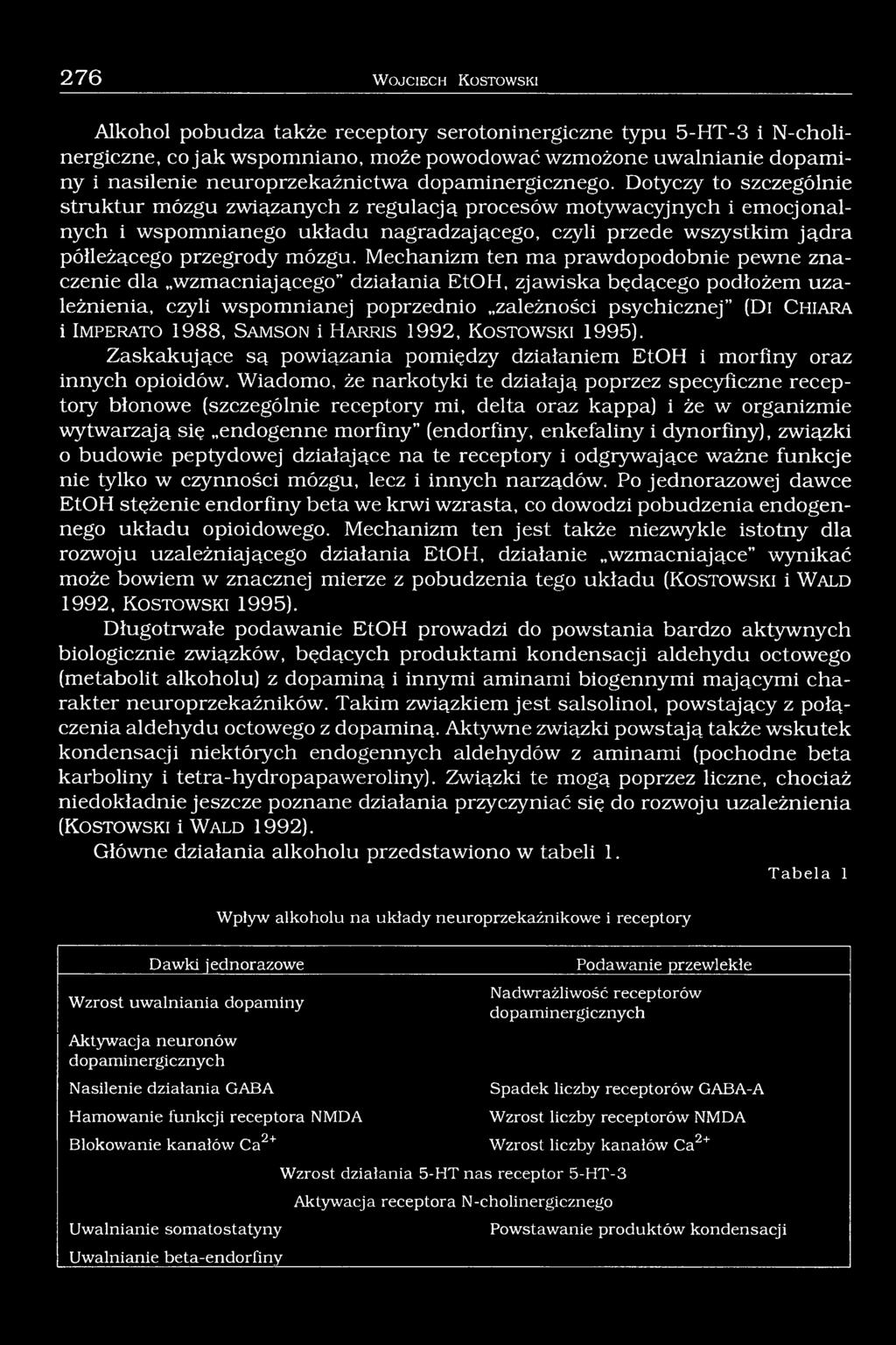 Dotyczy to szczególnie struktur mózgu związanych z regulacją procesów motywacyjnych i emocjonalnych i wspomnianego układu nagradzającego, czyli przede wszystkim jądra półleżącego przegrody mózgu.