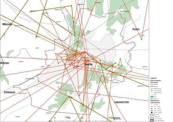 "Likwidacja obszarów wykluczenia informacyjnego i budowa Dolnośląskiej Sieci Szkieletowej" Legnica Rys. 7 v.