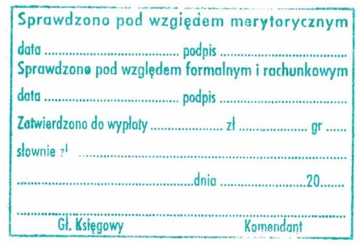 1.3. OPIS FAKTURY Opis powinien zawierać następujące informacje: przedmiot zakupu, kiedy, przez kogo (dane drużyny/gromady) i w jakim celu zostało wykorzystane.
