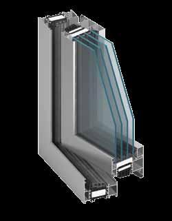 System okienno-drzwiowy MB-86 System okienno-drzwiowy o bardzo dobrych parametrach, dający możliwość
