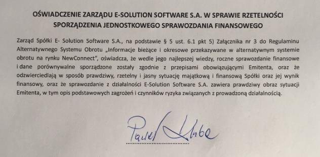 VI. OŚWIAD