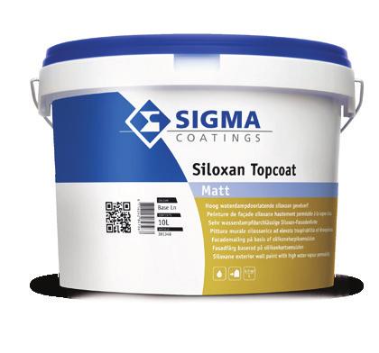 FARBY FASADOWE SIGMA SIOXAN TOPCOAT SIGMA INDURIN A&F 00% Silikonowa farba do fasad i wnętrz Silikonowana farba do fasad i wnętrz Samooczyszczalna powłoka Najwyższa