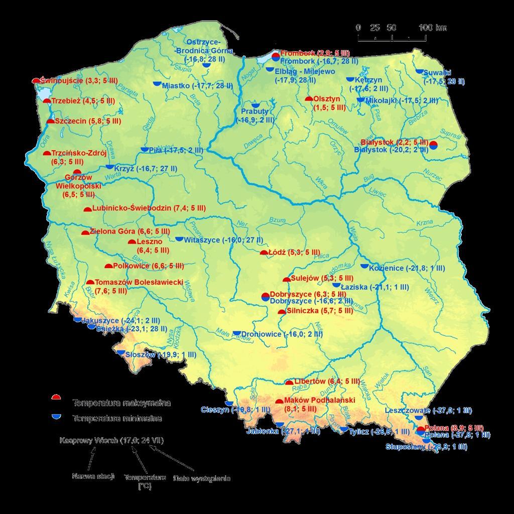 regionach Polski (w