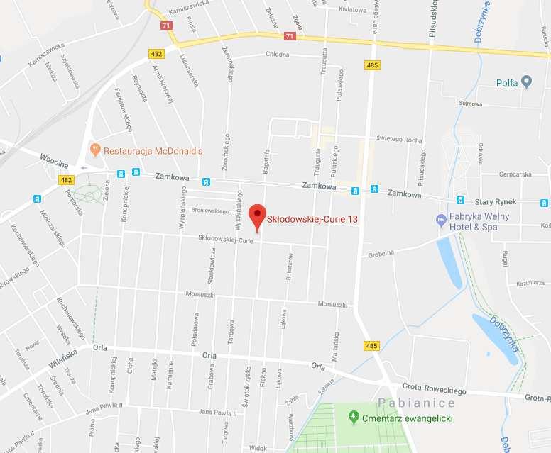 10 km od Pabianic znajduje się międzynarodowy port lotniczy na Lublinku.