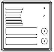 PANEL ROZMÓWNY Z PRZYCISKAMI PANEL ROZMÓWNY Z PRZYCISKAMI B.