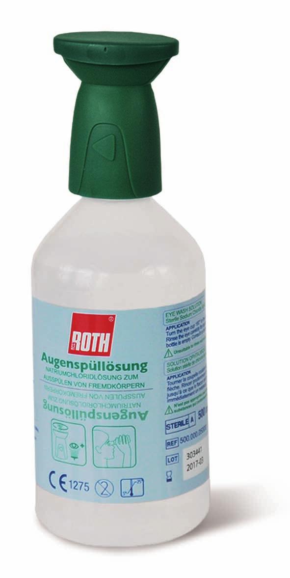 Sprzęt Laboratoryjny Sprzęt laboratoryjny E Roztwór do płukania oczu - Sekuroka Zgodny z DIN EN 15154-4.