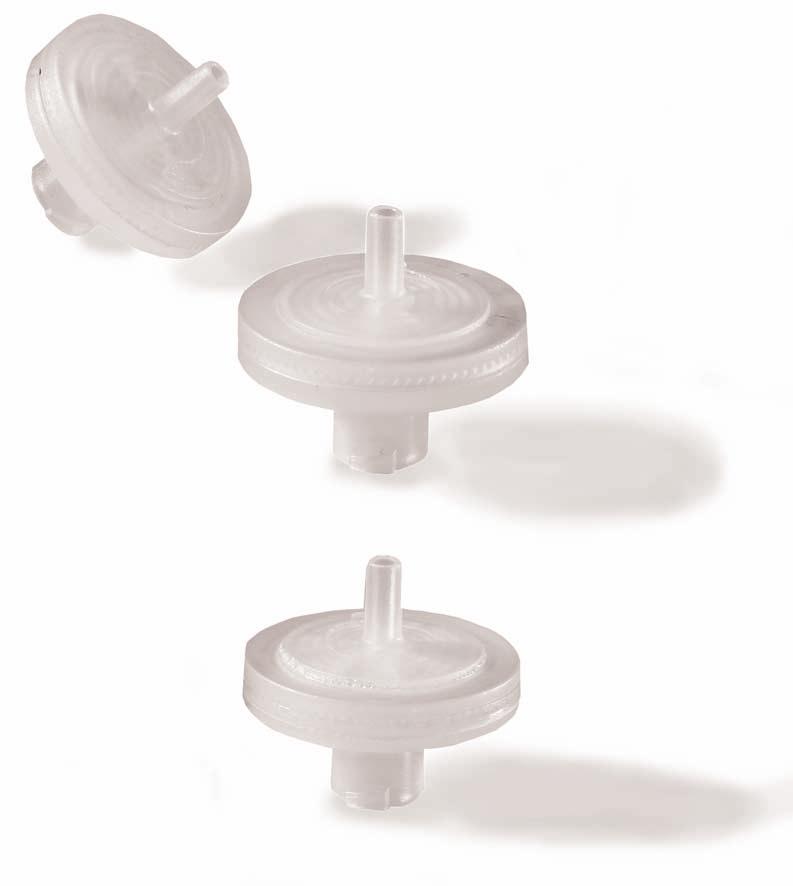 Sprzęt laboratoryjny L Filtry strzykawkowe Mini-Tip - Rotilabo Niesterylne, 15 mm, obudowa z PP, spawane ultradźwiękowo, bezbarwne. Nadają się szczególnie do próbek do HPLC.