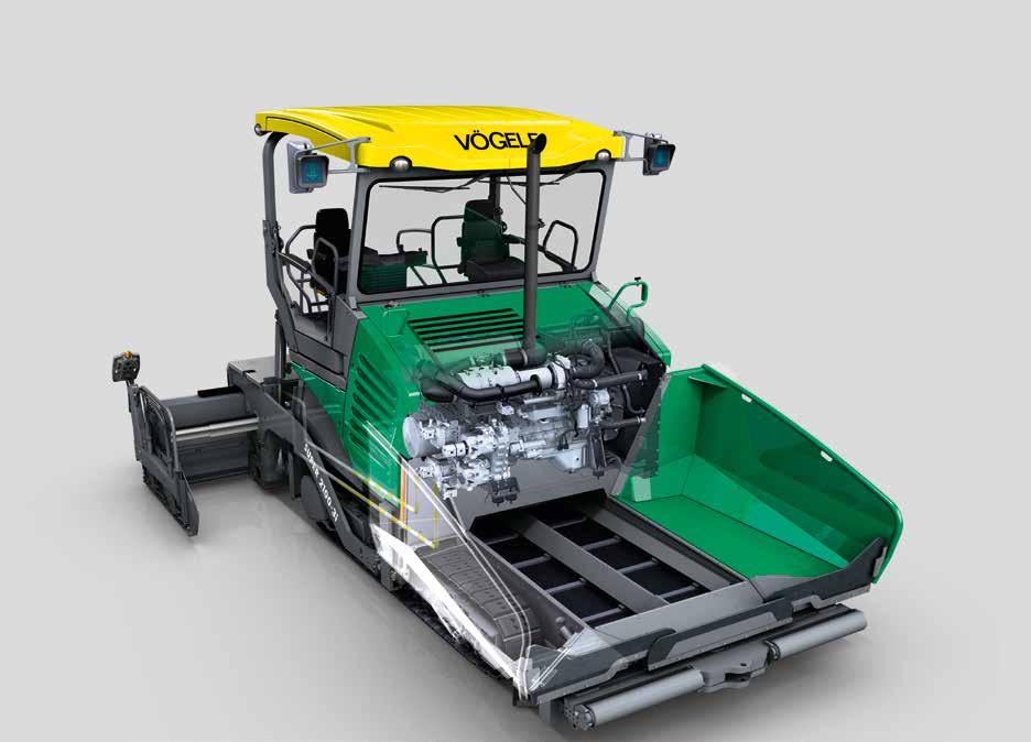 mały promień skrętu dzięki Pivot Steer Cechy stołów rozsuwanych AB 500 i AB 600 PaveDock Assistant umożliwia bezpośrednią i jednoznaczną komunikację pomiędzy operatorem układarki a kierowcą wywrotki.