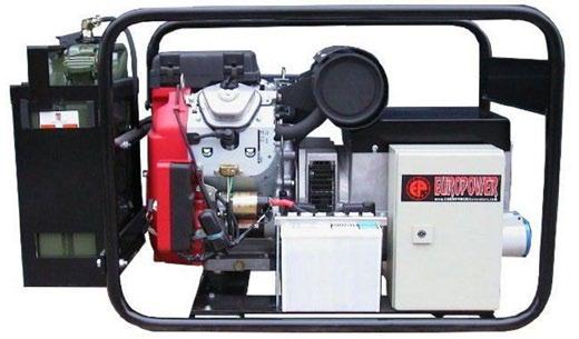 Agregat prądotwórczy EP10000E ( 10,0 KVA) Generator sprawdza się w pracy z ciężkimi elektronarzędziami. Rozruch elektryczny. Wyposażenie standardowe: zabezpieczenia magneto-termiczne i olejowe.