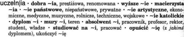 Anna ZAGÓRSKA 94 common ordering systems are based on parts of speech or semantic features of the collocates. To give an example, in the dictionary by M.
