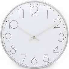 Zegar ścienny F307 608710 doskonały do pomieszczeń biurowych, szkół, urzędów aluminiowa obudowa ustawienie czasu sterowane