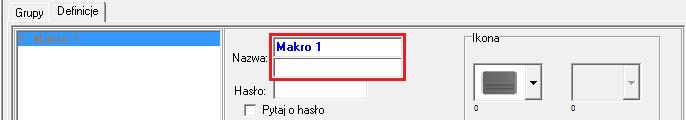 SATEL INT-GSM 29 4. Wprowadź nazwę nowego makropolecenia. 5.