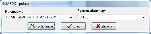 34 INT-GSM SATEL Rys. 20. Program GUARDX: okno startowe. Zakładka Identyfikatory Rys. 21.