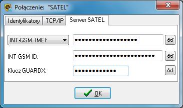 SATEL INT-GSM 35 Port numer portu TCP używanego podczas komunikacji między centralą a komputerem z programem GUARDX.