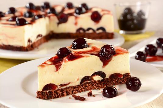 Sernik z wiśniami z syropu 0 minut Łatwe 15 minut 180 C Kostka do pieczenia Kasia - 100 gramów mąka - 120 gramów kakao - 2 łyżki cukier - 50 gramów proszek do pieczenia - 0.