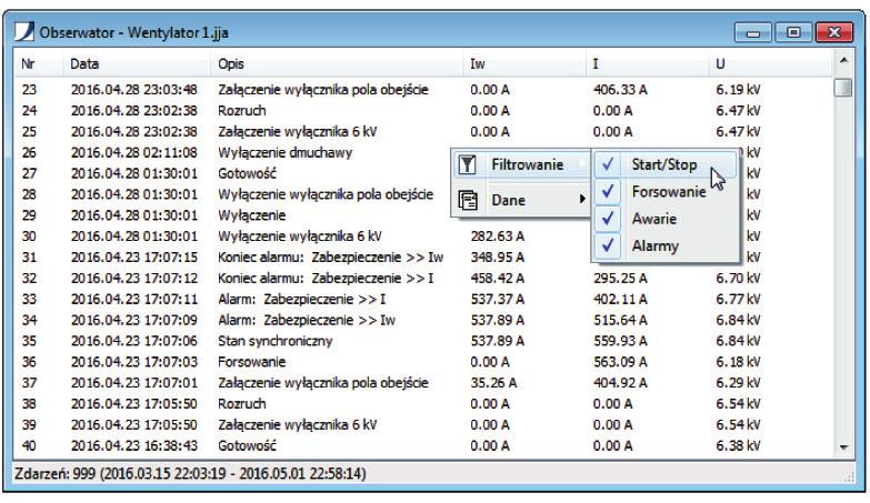 Oprogramowanie umożliwia monitorowanie i sterowanie pracą urządzenia poprzez interfejs RS-485, USB lub połączenie TCP/IP w sieci Ethernet.