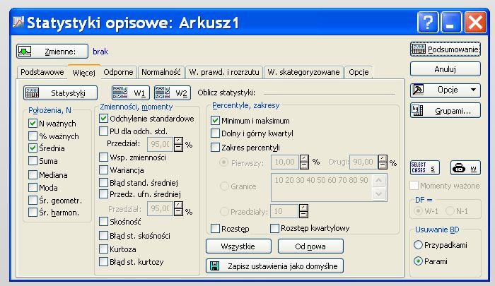 Obliczenia w pakiecie
