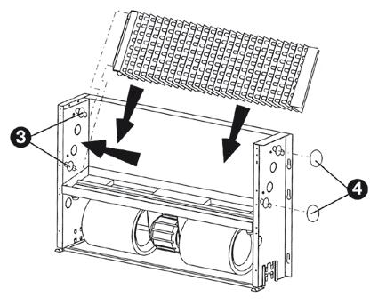 2 Coil rotation If installation requirements make it necessary to rotate the coil, proceed in the following manner: Remove protection panel 1 located in front of the coil by loosening the relative