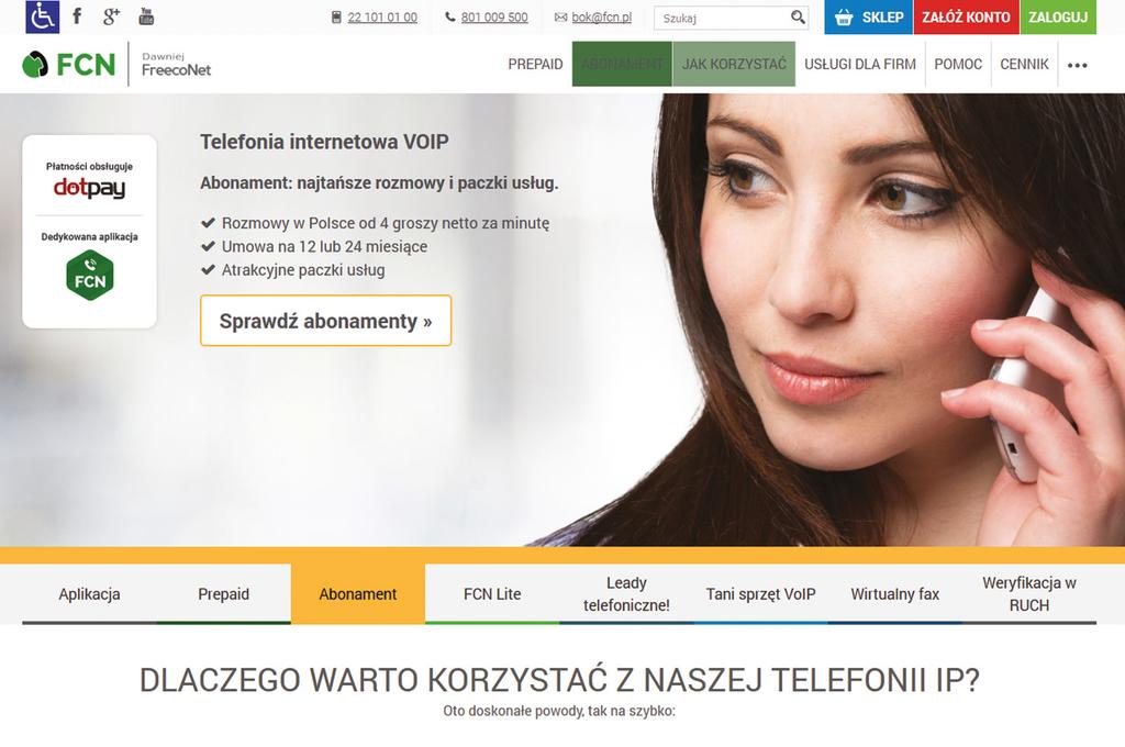 fcn.pl W serwisie teksty alternatywne dla grafik nie są adekwatne do ich zawartości. Problem głównie dotyczy tych, które są odnośnikami. Żadne pole formularza nie posiada etykiety.