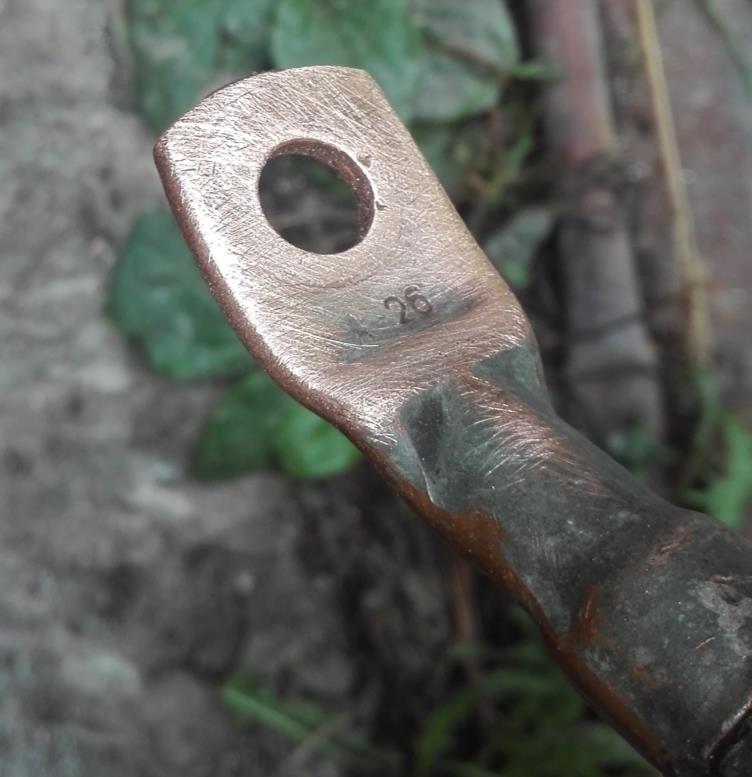 Mocując rozrusznik oczyściłem również przewód
