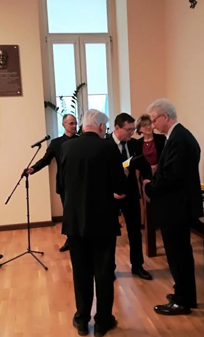 Od lewej: prof. Stanisław Słomkowski, prof.