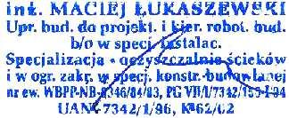 Rozbudowa ulicy Łokietka - modyfikacja kanalizacji deszczowej i kanalizacji sanitarnej na odcinku od km 0+737 do km 1+212 Max łączna pojemność retencyjna rur 1200 mm zwiększy się do 406 m 3.