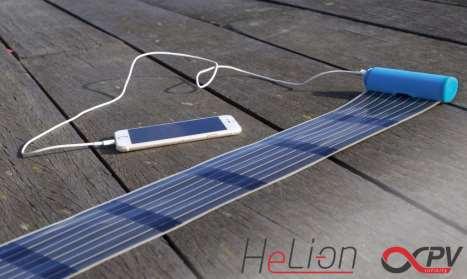 W1. Organiczne ogniwa fotowoltaiczne Pocket-sized HeLi-on charger uses