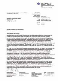 Wiele produktów Höcker spełnia wymogi jakości sprawdzonego bezpieczeństwa GS.
