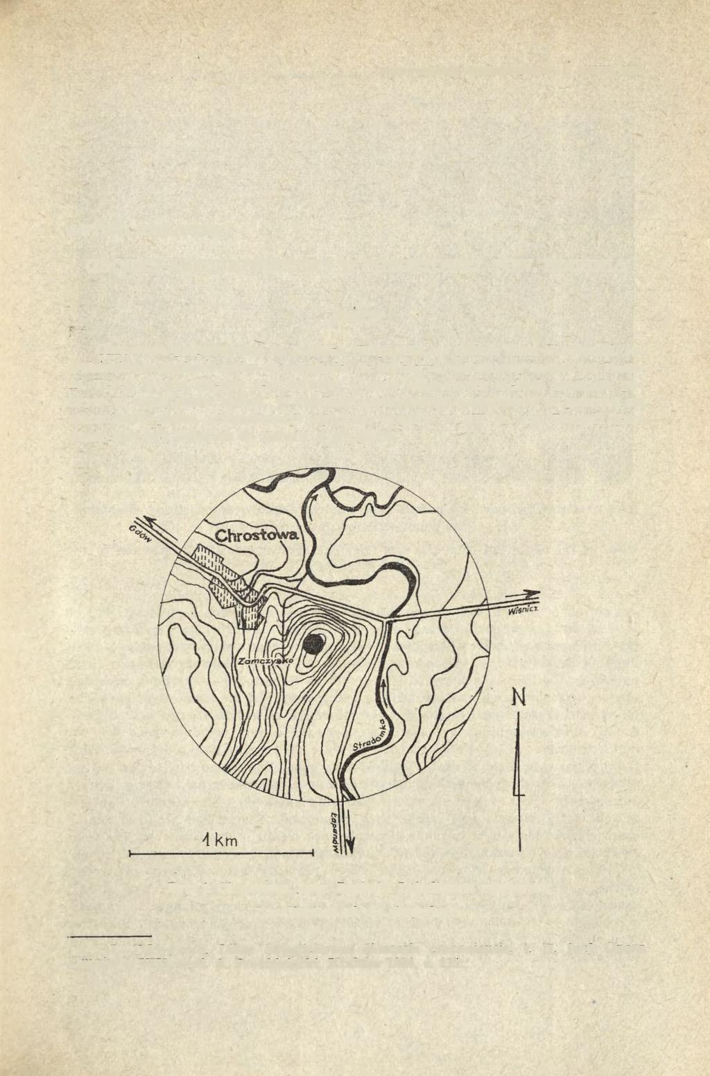 Sprawozdania Archeologiczne, t. XXVI, 1974 ANTONI JODŁOWSKI GRÓDEK ŚREDNIOWIECZNY W CHROSTOWEJ, POW.