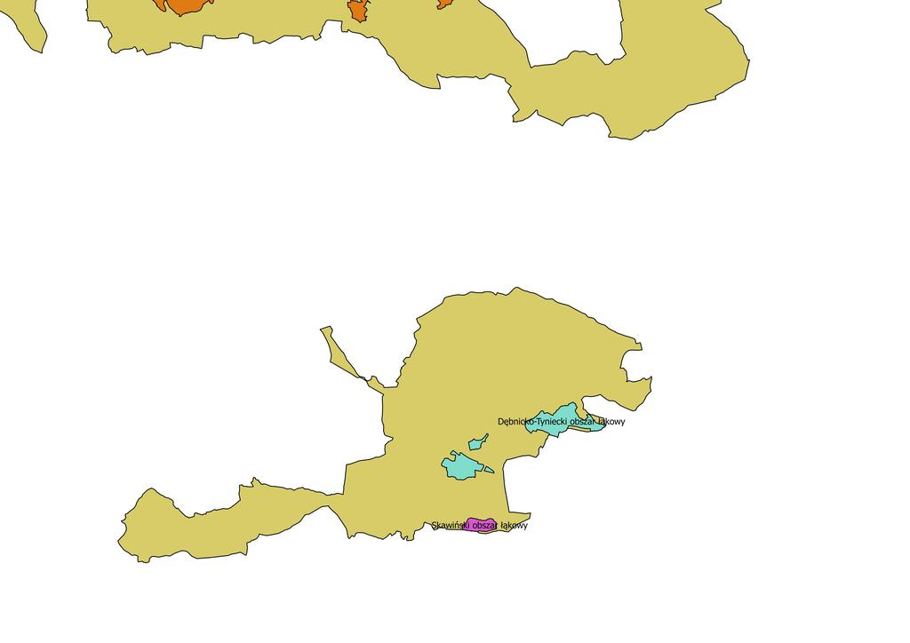 Formy ochrony przyrody Specjalne Obszary Ochrony Siedlisk Natura 2000: Natura 2000 PLH120065 Dębnicko-Tyniecki Obszar Łąkowy - przedmiotami ochrony zgodnie z SDF są gatunki roślin i zwierząt takie