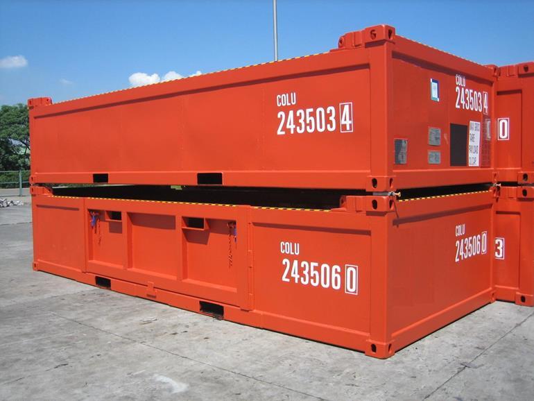 Kontenery w transporcie intermodalnym Special Containesr (Half