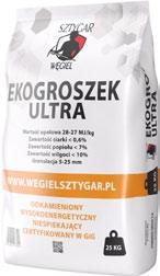 , idealnie zastępuje drewno, węgiel, koks, miał itp., niska zawartość wilgoci, opak.