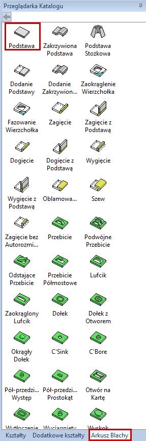 1. Modelowanie konstrukcji blaszanej krok po kroku 1.