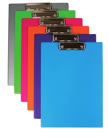metalowy klip do 80 kartek papieru oraz chowany zaczep do zawieszania na ścianie Format: A4 Ta kolekcja da