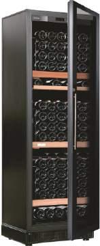 butelek drzwi szklane z czarną ramą V lub S059 (Mała) półki pakiet Premium do 38 butelek drzwi szklane z srebrną ramą V lub S259 (Duża) półki pakiet