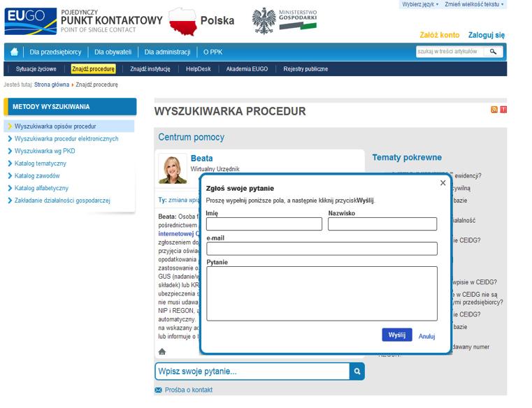 W przypadku złożonych problemów,