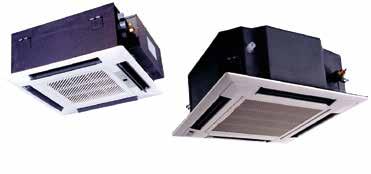 Klimatyzatory Innova ICKU to seria klimatyzatorów kasetonowych o nominalnej wydajności chłodniczej od 3,5 kw do 16,0 kw Jednostka wewnętrzna: 4-kierunkowy nawiew powietrza, cztery prędkości
