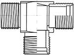 Okucia do węży gumowych do klimatyzacji Adaptor GW UNF SAE 45 / GZ UNF Trójnik 3 x GZ UNF 1 2 7050 8048 u 1