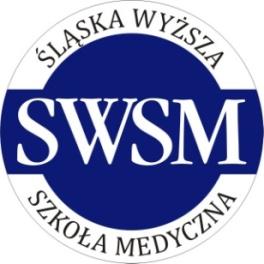 Śląska Wyższa Szkoła Medyczna w Katowicach ul. Mickiewicza 29, 40-085 Katowice tel. (32) 207 27 00, fax (32) 207 27 05 www.swsm.pl Katowice, 08.06.2017 r.