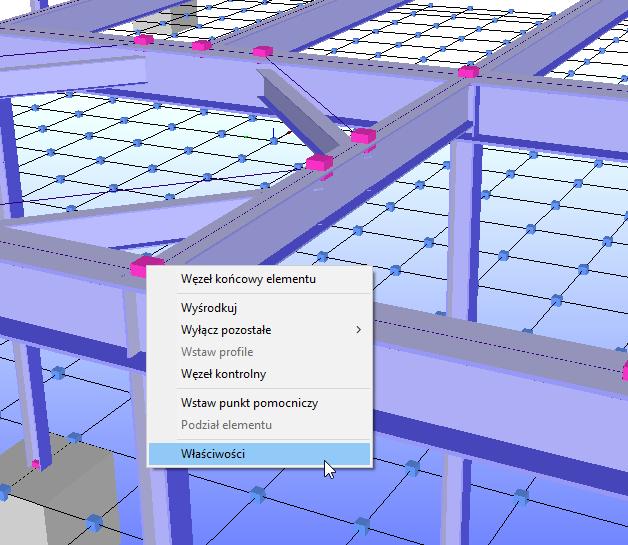 Przewodnik startowy - Virtual-Steel Strona 12 Dostosowanie punktów Zmiana współrzędnych punktów wpływa na profile, które mają je jako swój punkt początkowy lub końcowy.