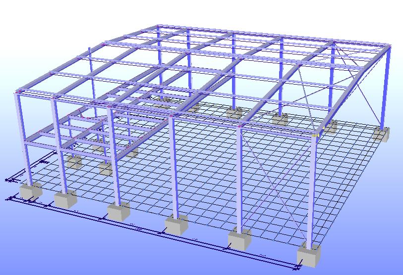 Przewodnik startowy Strona 19 2D-Rzut Ogólny/Rzut fundamentów Jeżeli chodzi o zakładki 2D wymienione w tytule tego rozdziału nie wymagają one selekcji w trybie 3D (w odróżnieniu od zakładki