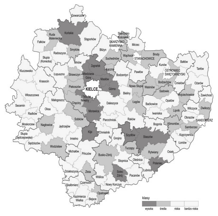 Uwarunkowania rozwoju przedsiębiorczości w gminach wiejskich i miejsko-wiejskich.