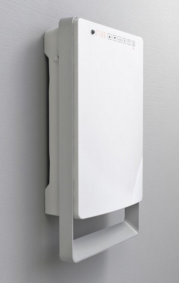TOUCH / Timer przeciwzamrożeniowe Czujnik ruchu Funkcja suszenia ręczników 50-30-11 230 V/1800W, / TOUCH Łazienkowy grzejnik elektryczny TOUCH posiada podwójną izolację elektryczną i zabezpieczenie